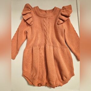 NWOT sweater romper with beautiful details